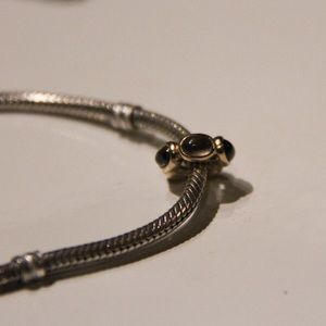Pandora 14k Golden Horizon Smokey Quartz Spacer